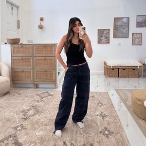 Abercrombie & Fitch Navy Cargo Pants